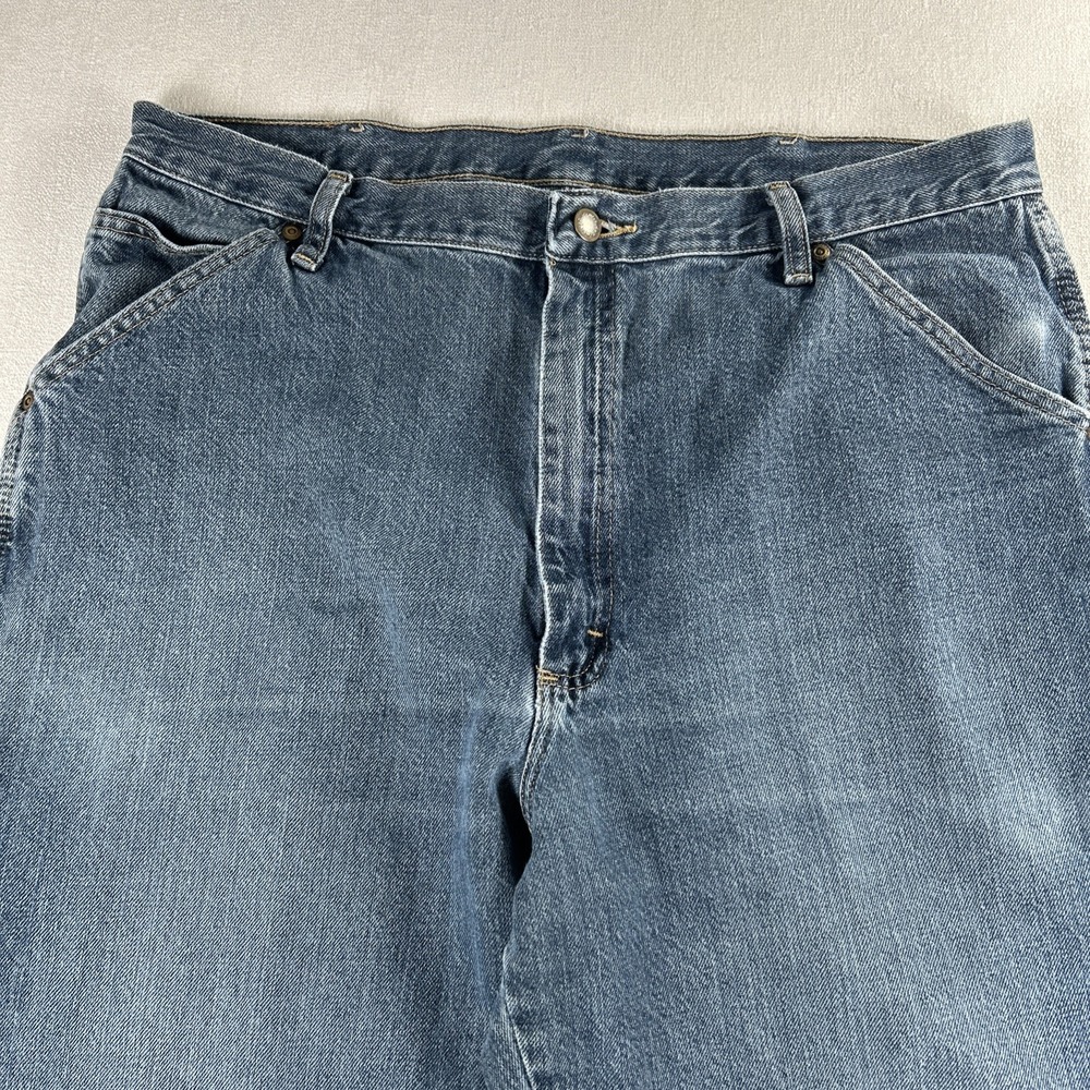 Wrangler Rugged Wear Carpenter Denim Mens Jeans 38x34 (Actual 36x32) - Picture 7 of 14